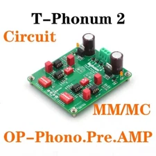 T-Phonum 2 SMT OP Phono Pre- Amplifier Finished Board MM/MC(RIAA)
