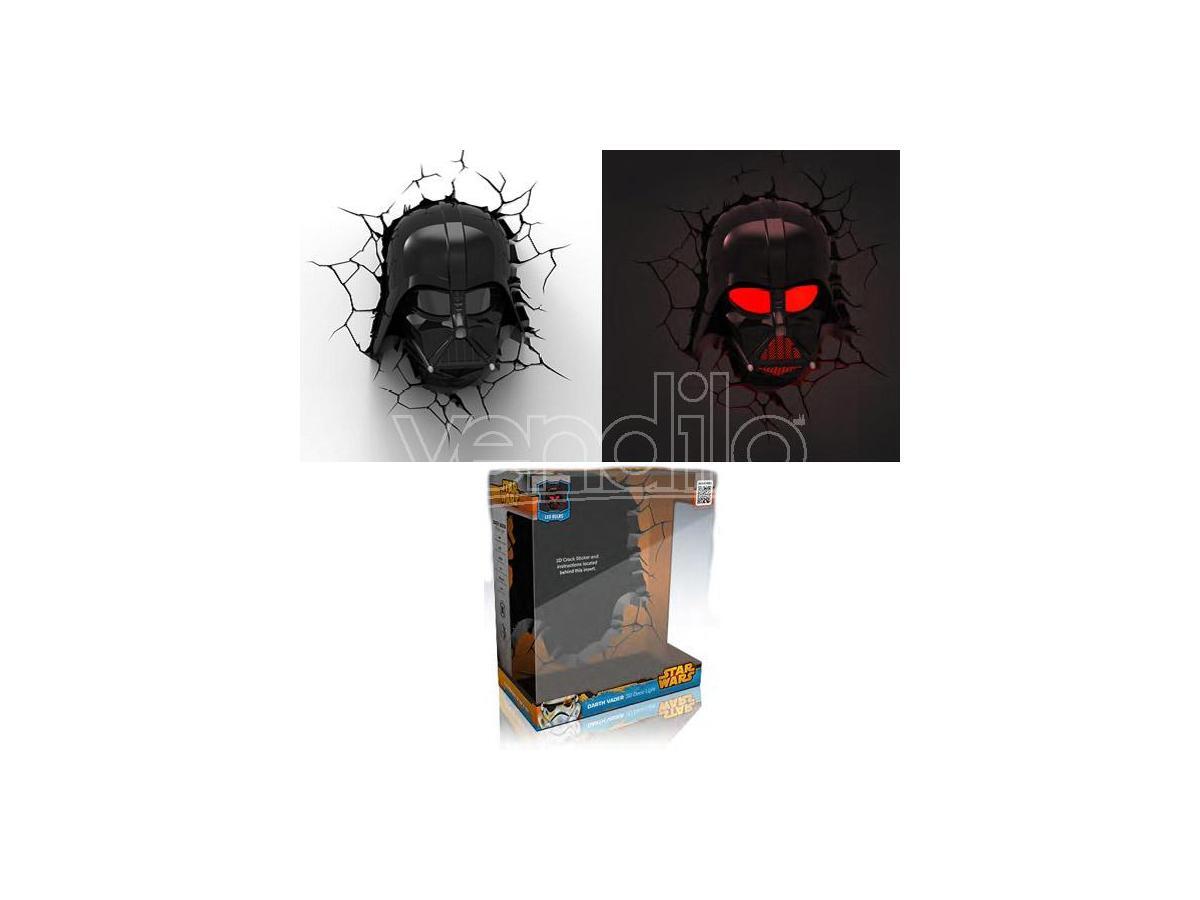 LAMPADA DA MURO 3D DARTH VADER STAR WARS GADGET