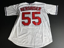 Orel Hershiser Signed Cleveland Indian's Jersey  '1995 ALCS MVP' PSA 9A20613