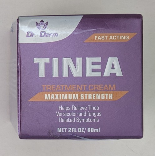 Dr. Derm Tinea Treatment Cream Maximum Strength 2 fl oz / 60ml Sealed EXP 09/26 - Picture 2 of 2