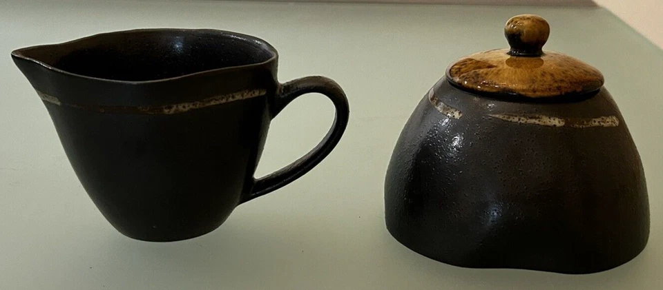 Joseph Abboud Gres Constelación Azúcar Cuenco y Tapa Crema Constelación 141 Foto 2 de 4