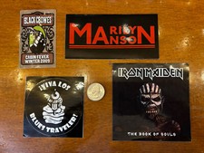 Marilyn Manson/ Assorted Stickers,  Free flag sticker