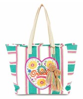 Oilily Sandra Shopper Shopper Tasche Pepper Green Bunt Neu