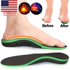 Ergonomic Insoles Gel Orthotic Running Insert Shoe Pad Arch Support Heel Cushion