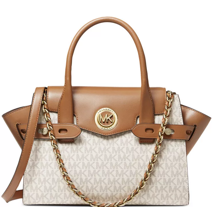 MICHAEL Michael Kors Womens Heritage Large Travel Tote BrownAcorn #48 MICHAEL Michael Kors Womens Heritage Large Travel Tote BrownAcorn