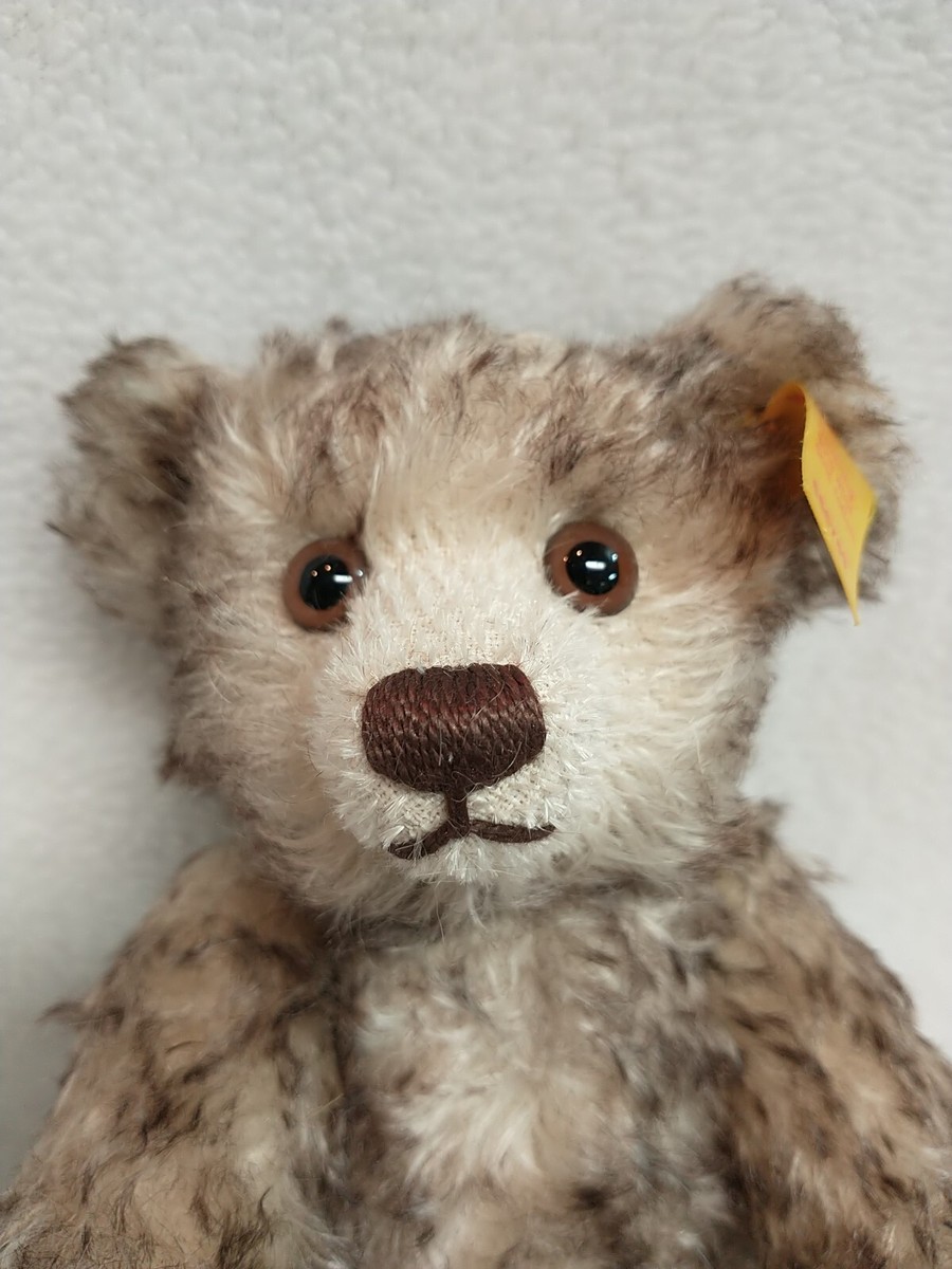 Original New Steiff 8” Brown Mohair Jointed Teddy Bear W Original New Steiff 8” Brown Mohair Jointed Teddy Bear W