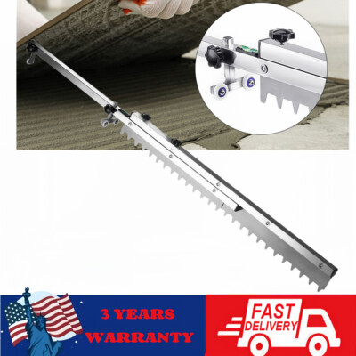 Stainless Floor Tile Tiling Paving Tool Flat Sand Screed Mortar Trowel  Ash Tool