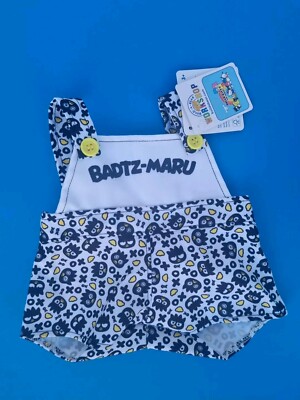 Build A Bear Badtz-Maru Hello Kitty Overall Sanrio neu mit Etikett 
