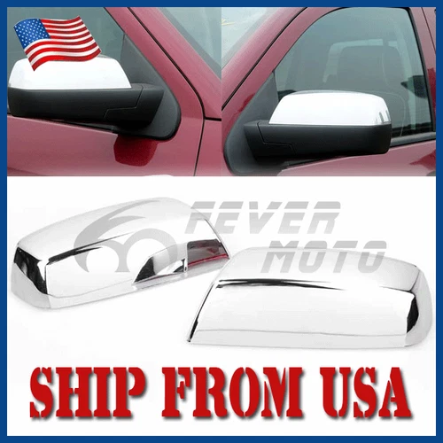 US Chrome Top Half Mirror Covers Fit Chevrolet Silverado 2015 2016 2017 2018