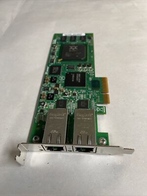 QLogic QLE4062C Dual Port ISCSI 1GB Host Bus PCIe Adapter Card @MB68