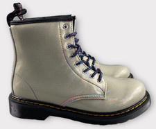 Dr Martens JUNIOR 1460 SPARKLE RAYS LACE UP BOOTS Glitter Girls 5 Boys 4 Unisex
