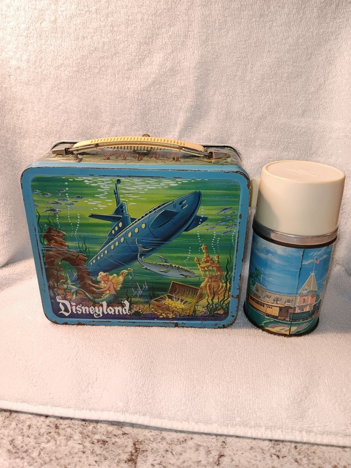 1960 Disneyland Monorail Lunch Box & Thermos * Vintage * Lunchbox tin