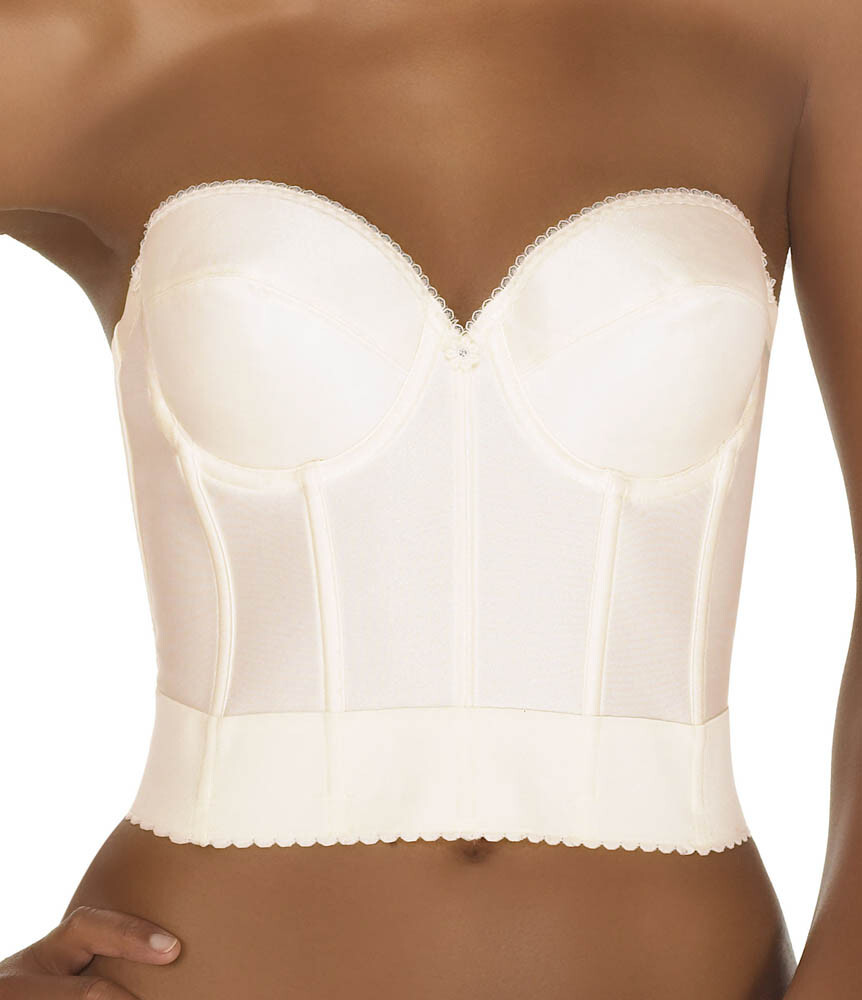 U Choose Dominique 6377 Noemi Backless Balconet Bridal UW Strapless Bra NWOT