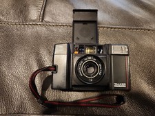 Minolta Talker 35mm Auto Focus Point Shoot Vintage Film Camera Powers On