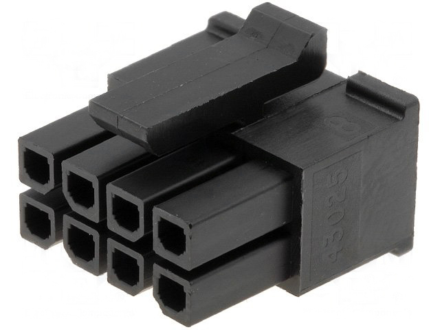3 mm, 200875-0006 Pack of 100 Micro-Fit 3.0 TPA 200875 Series Connector Housing 6 Positions Plug