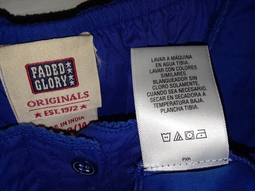 Faded Glory Ladies Blouse Size L (12/14) Adjustable Spaghetti Straps Ruffle Hem - Picture 11 of 11