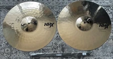 Sabian 19” HHX New Symphonic Viennese Concert Cymbals Brilliant - Pair w/straps