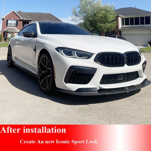 Kit de carrocería PARA BMW SERIE 8 G16 M8 2019-24 CARBONO REAL parachoques delantero labio faldón lateral - Imagen 3 de 19