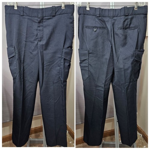 Flying Cross Women Tactical Pant 14 Reg Navy Blue Police EMT Uniform Cargo 34x27 - Picture 3 of 9