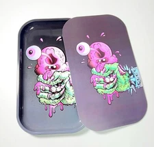 11x6.5 Rolling Tray with Magnetic Cover 