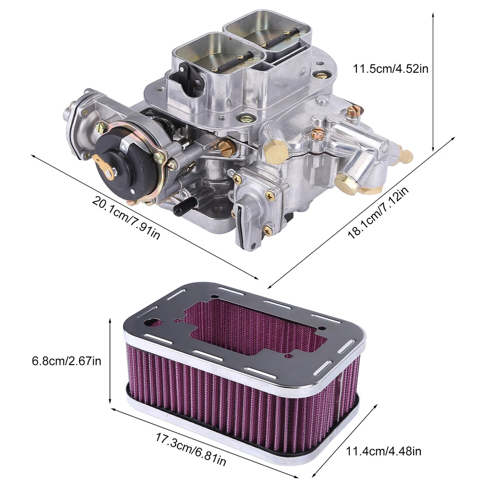 Carburetor For Mazda B2000 1986-1987 B2200 1987-1993 Toyota pickup 1975-1990 USA - Image 2 of 4