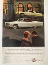1966 Cadillac Sedan De Ville Print Ad