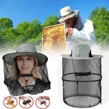 Bee Keeper Hat Beekeeping Anti Mosquito Insect Bug Net Veil Face Head Protection