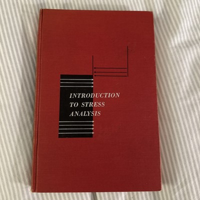 VTG Introduction to Stress Analysis Charles O. Harris Textbook applied mechanics
