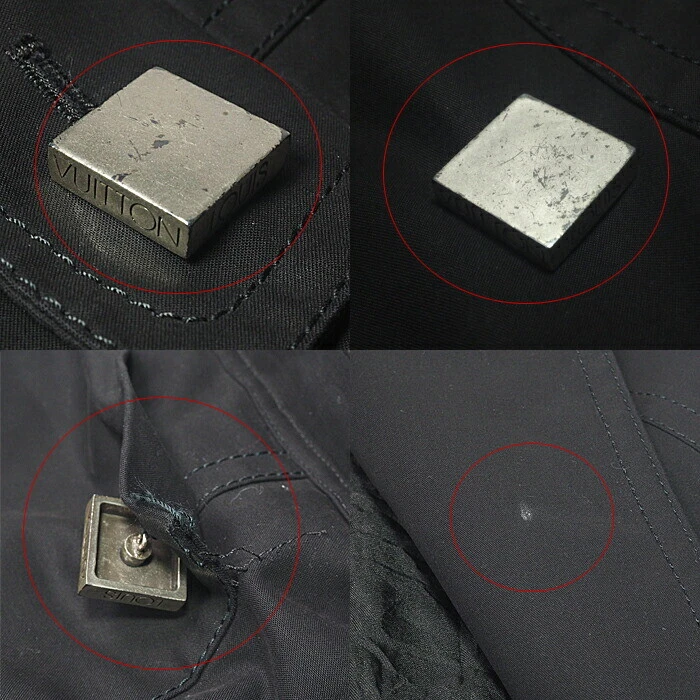LOUIS VUITTON（LV） Autentica giacca donna LOUIS VUITTON nera usata dal Giappone taglia 38 M 2505TY