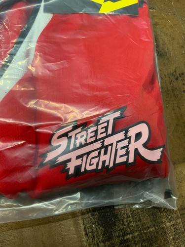 Street Fighter T-Shirt Men's XL Red Gaming League Jersey Arcade (Pnk) Capcom - Picture 18 of 18