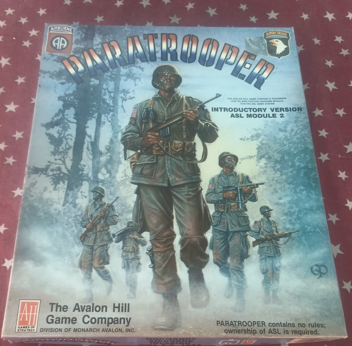 PARATROOPER ASLモジュール2 Avalon Hill Advanced Squad Leader Paratrooper ASL Module 2 1St Ed