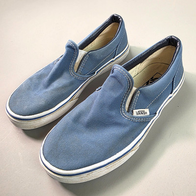VANS Kids Classic Slip On Shoes Size Kids 3.0 Blue Comfort Style Skating 507452