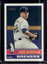2025 Topps Heritage High Number Jose Quintana Image Variations #721 Brewers