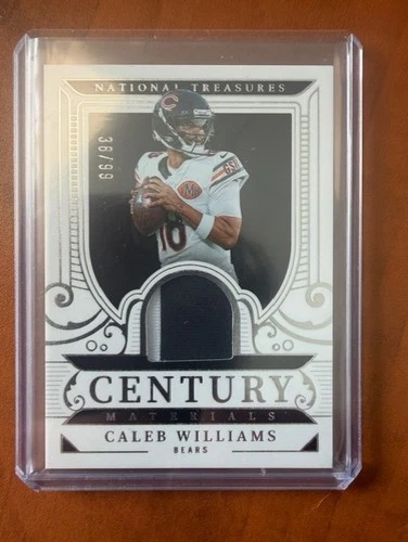 2025 Panini National Treasures Century Materials Caleb Williams Bears 38/99