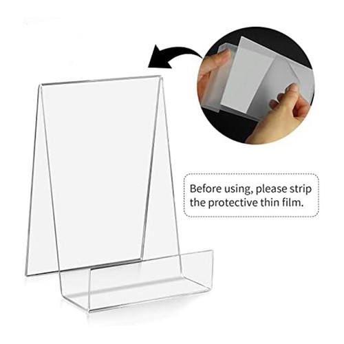 Support de Livre en Acrylique avec Support de Chevalet Transparent pour Aff5474 - Afbeelding 4 van 8