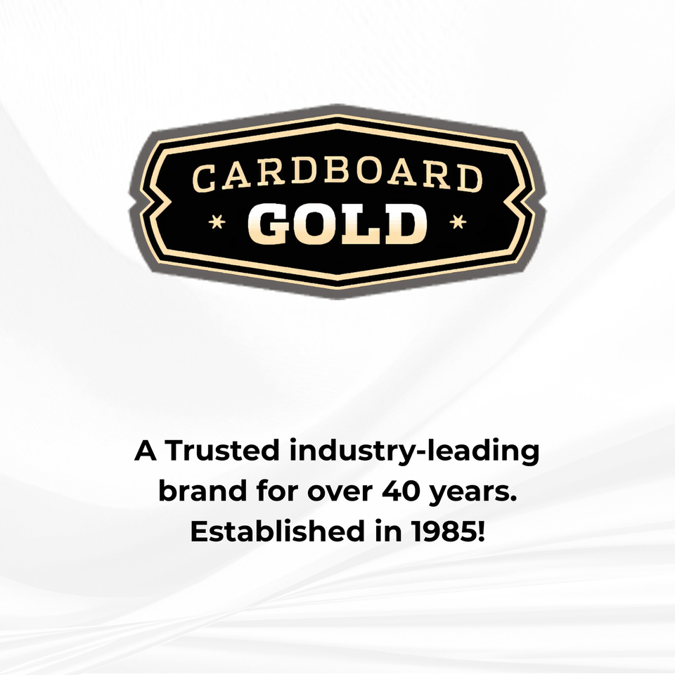 Cardboard Gold Ultra Graded Card Bags - 100 Pack Resealable Protective Sleeves For PSA, Beckett Slabs