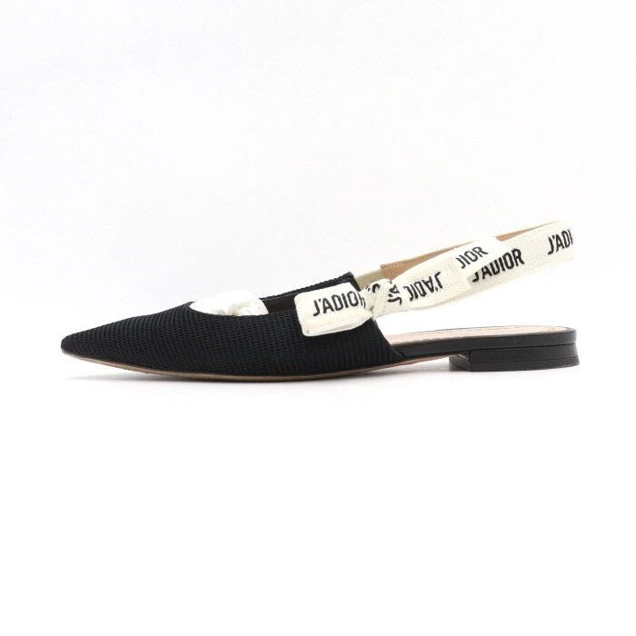 Chaussures plates femme Dior noires à bride aa43806 112861162