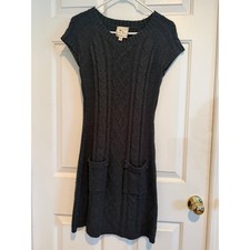182. Pink Rose Sweater Dress Large 