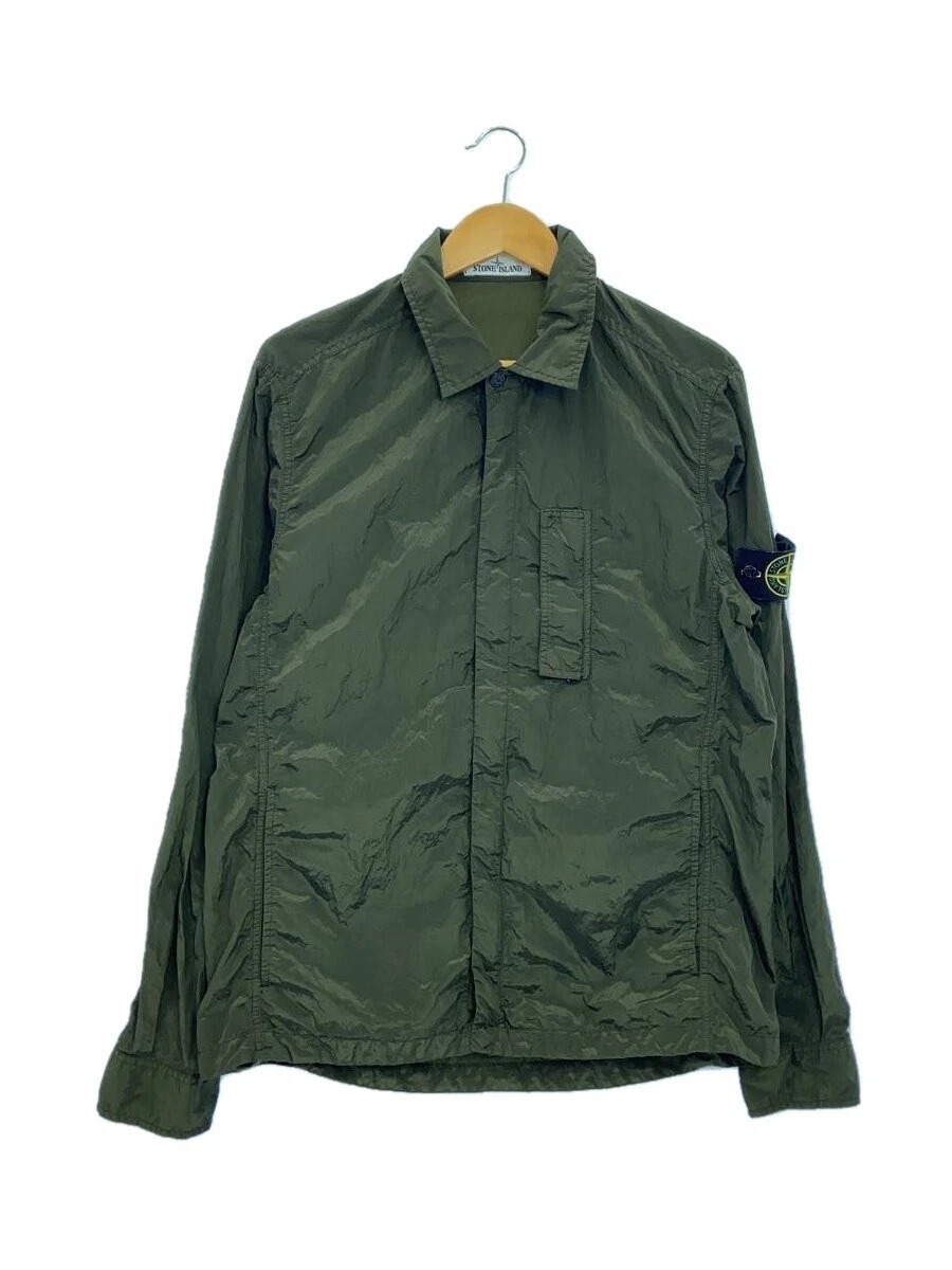 Giacca Stone Island nylon kaki taglia L tinta unita leggera #EG ADA