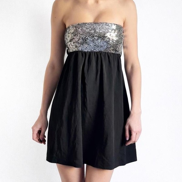 Women Theory Dress Black Wool 36