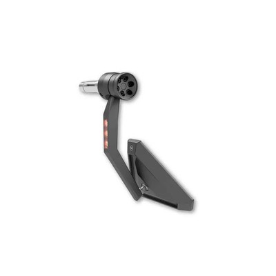 HIGHSIDER Tetra Bar End Mirror with LED Turn Signals - Short 301-316