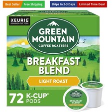 Breakfast Blend Single-Serve K-Cup Pods, Light Roast Coffee, 72 Count