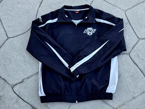 Mitchell & Ness Los Angeles Kings Jacket NHL LARGE Pre-owned Good Condition  - product listing photo