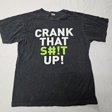 Vintage Nvidia Shirt Mens Large Black  AI Y2K Crank That S#!t Up! Rare