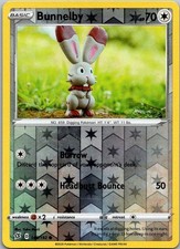 2020 Bunnelby 146/192 Common Rebel Clash Pokemon Reverse Holo