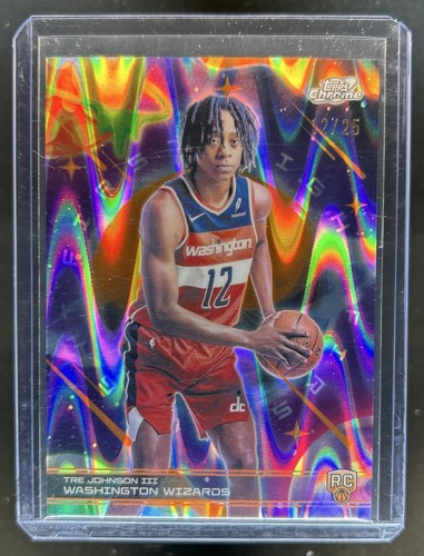 2025 Topps Cosmic Chrome Tre Johnson III Base (RAW)