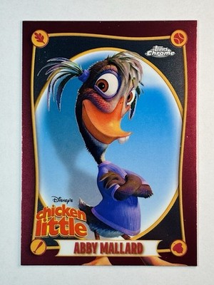 2025 Disney Topps Chrome Abby Mallard Chicken Little 20th Anniversary #CL-2  