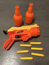 Nerf Alpha Strike Dart Blaster - With Darts - Works Includes 2 Plastic Bottles