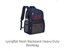 Mesh Backpack Heavy Duty See Through Mesh Bookbag Large Backpack for School T...