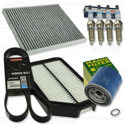 Inspektionskit Filter Satz Paket XXL (AK) HYUNDAI KIA i30 CEED 1,4 1,6 MPi ab 12